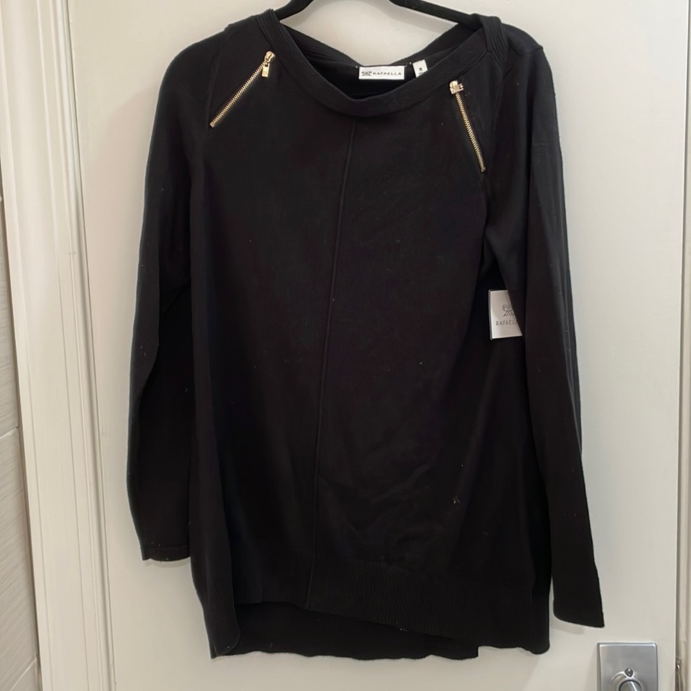 NWT Rafaela black sweater, Size M